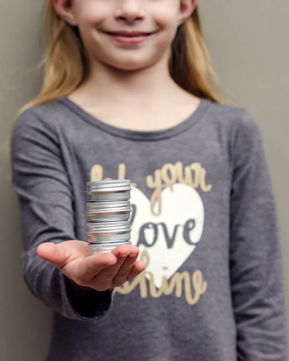 Shimmer Mint Lip Balm Tin