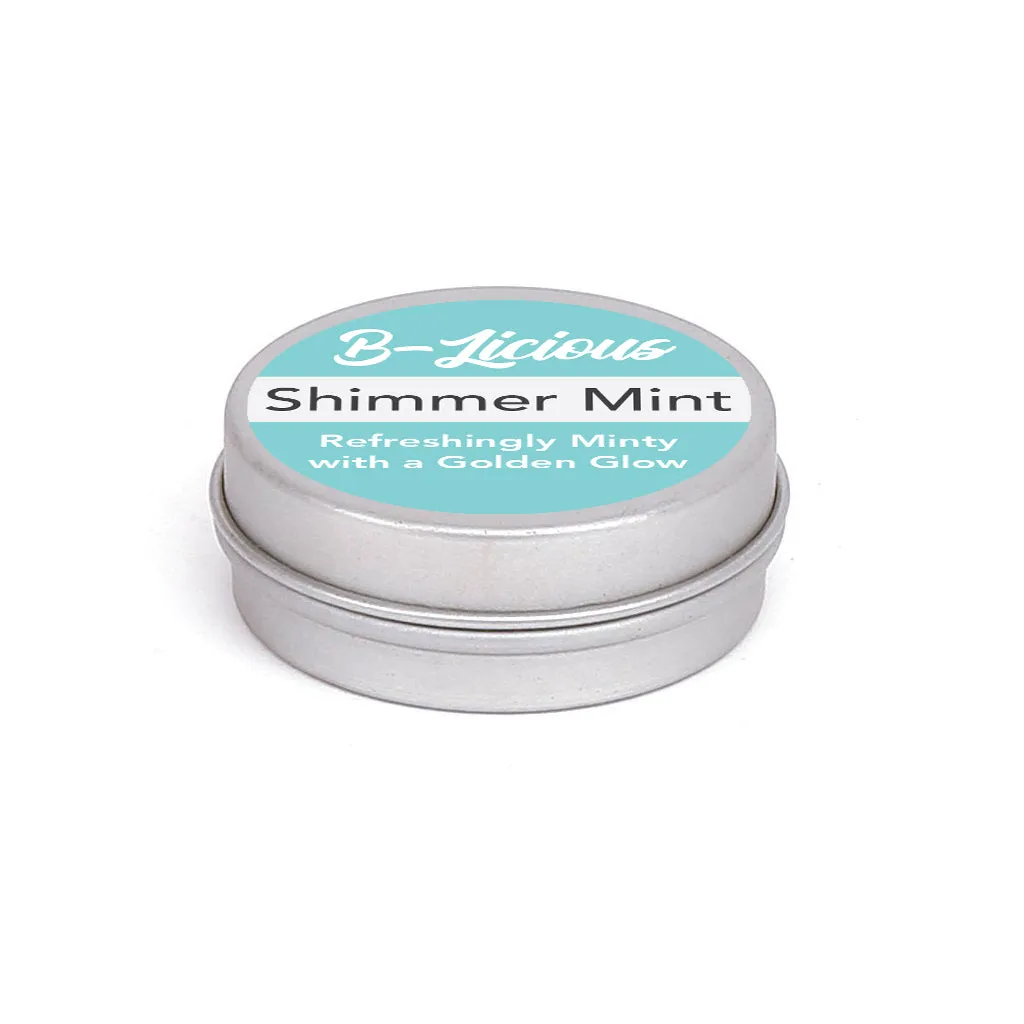 Shimmer Mint Lip Balm Tin
