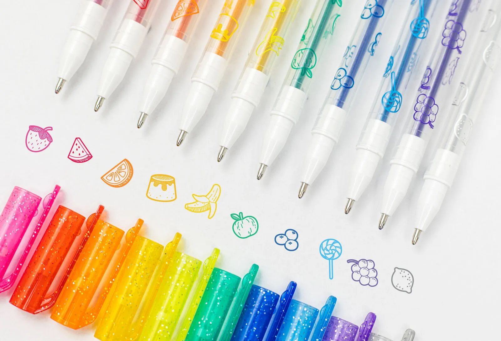 Shimmer Scented Gel Pens - 5 