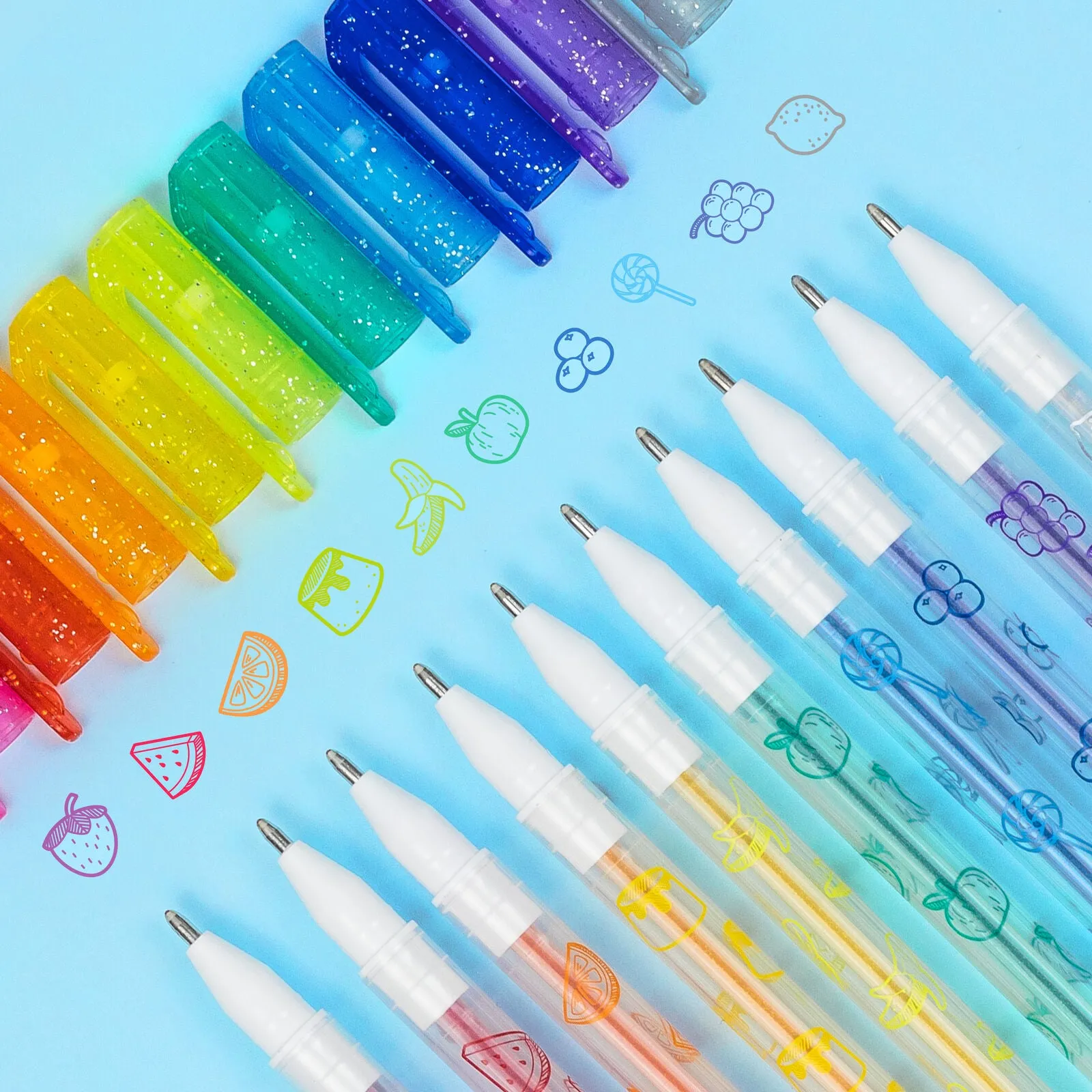 Shimmer Scented Gel Pens - 5 