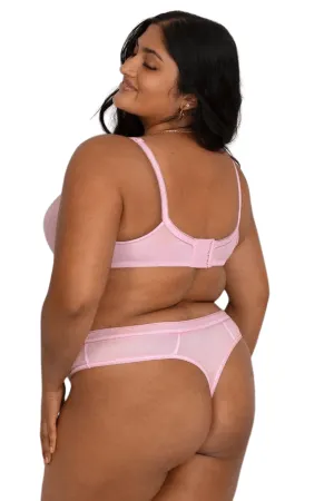 Shimmer Thong Panty - Pink