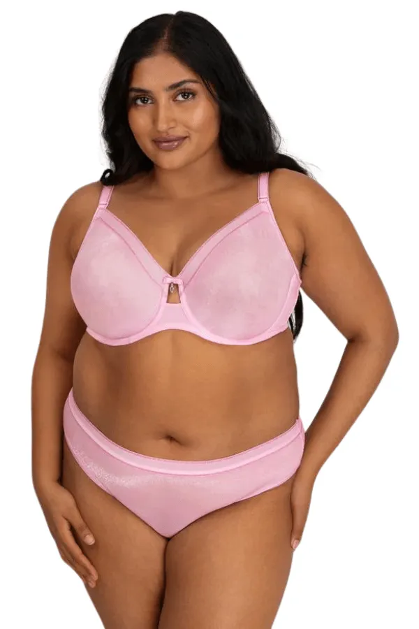 Shimmer Thong Panty - Pink