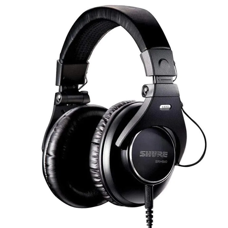 Shure SRH840 Closed-back Pro Studio Monitor Headphones