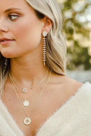 Signature Mini Necklace in Iridescent Druzy