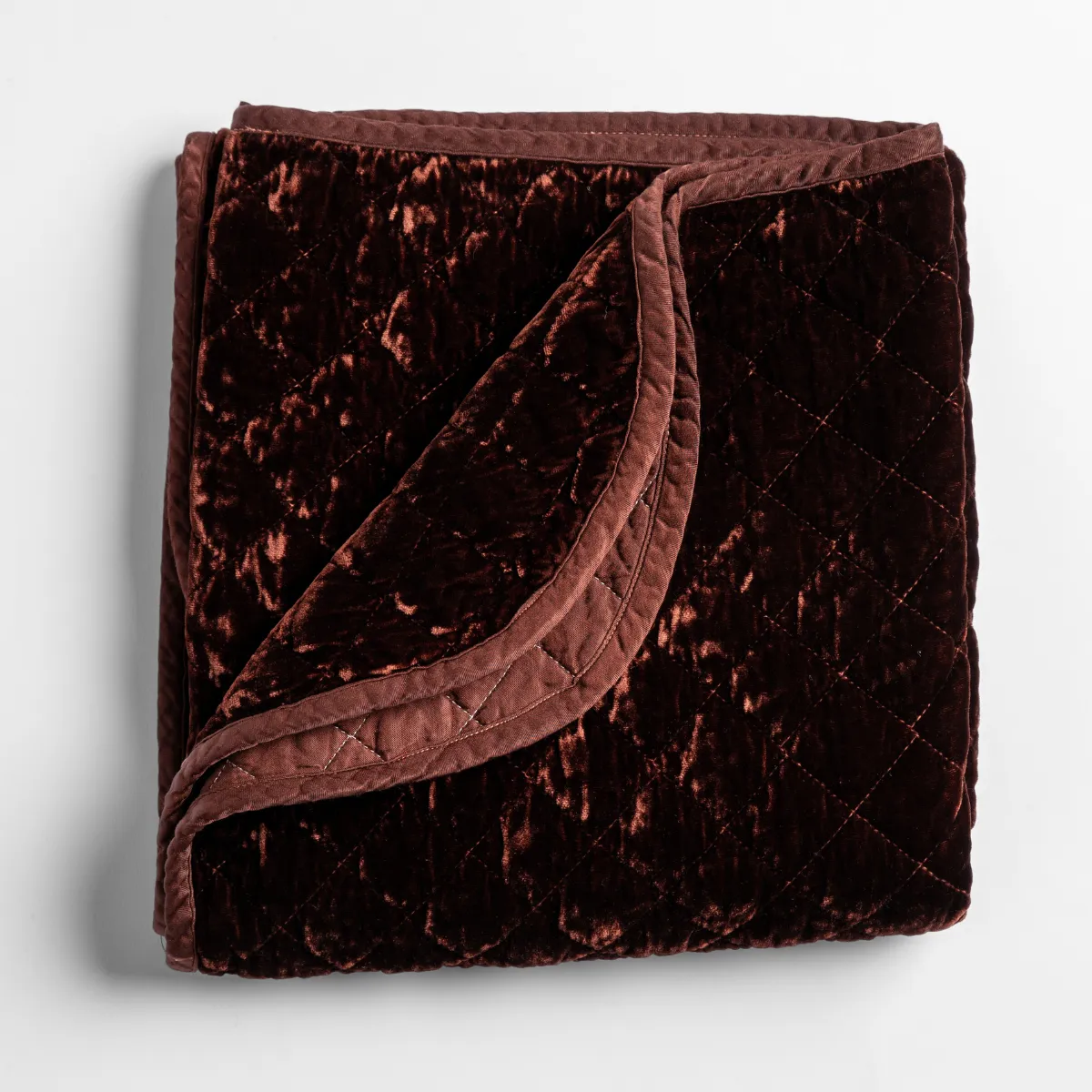 Silk Velvet Quilted Blanket