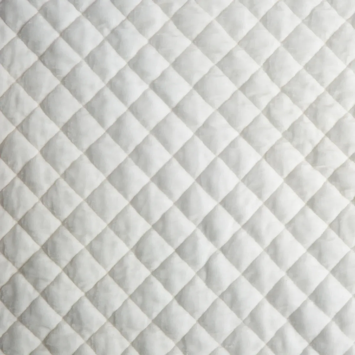 Silk Velvet Quilted Round Throw Pillow