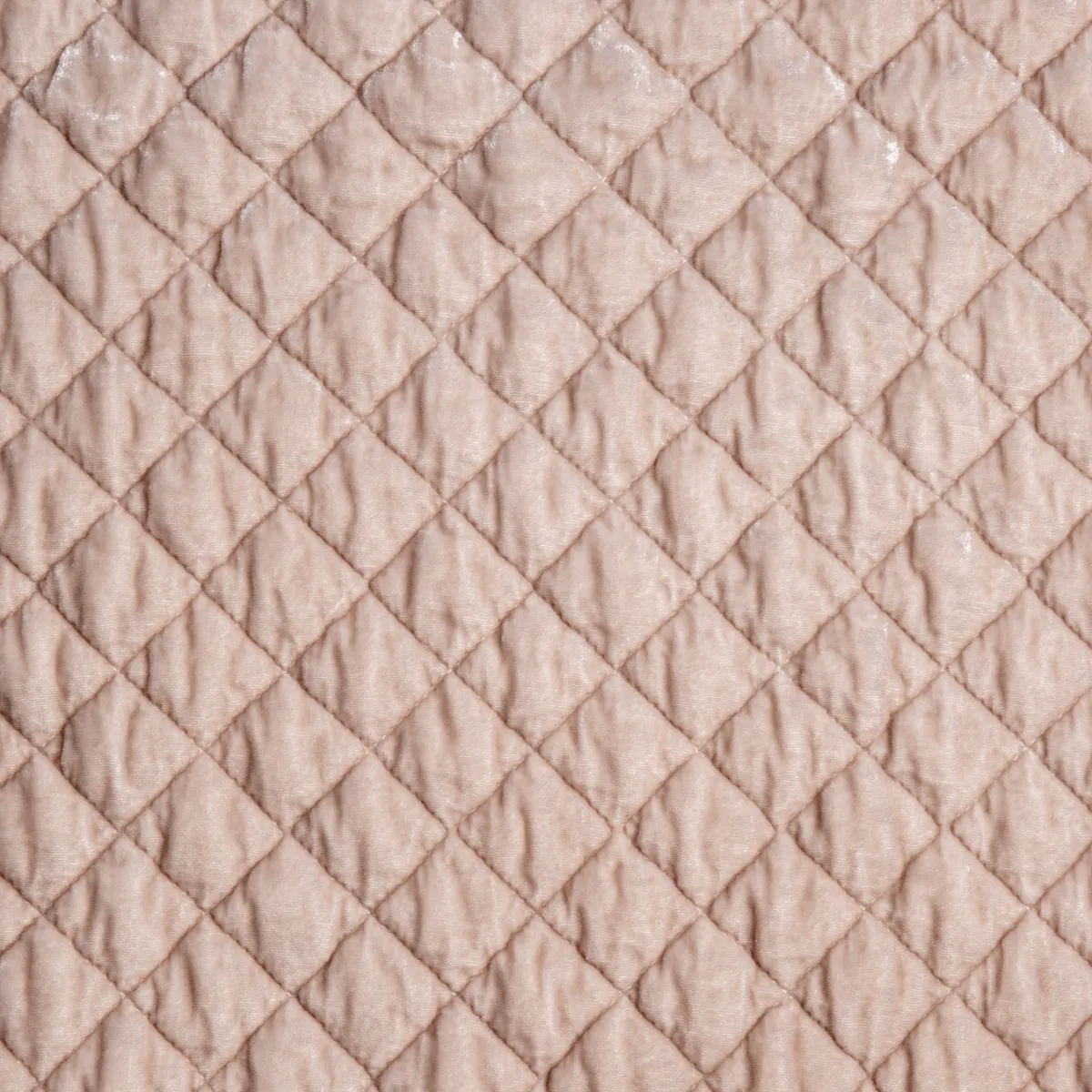 Silk Velvet Quilted Throw Pillow
