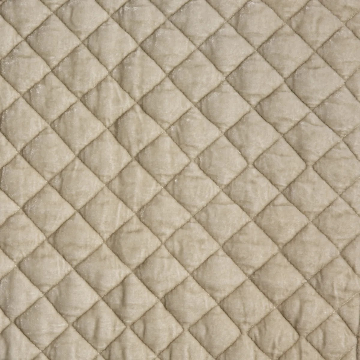 Silk Velvet Quilted Throw Pillow