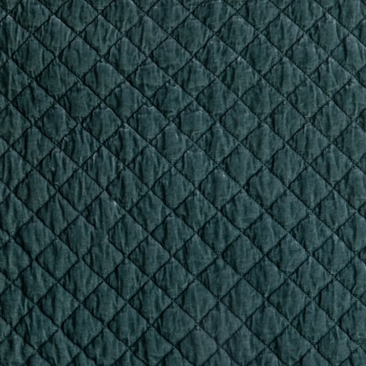 Silk Velvet Quilted Throw Pillow