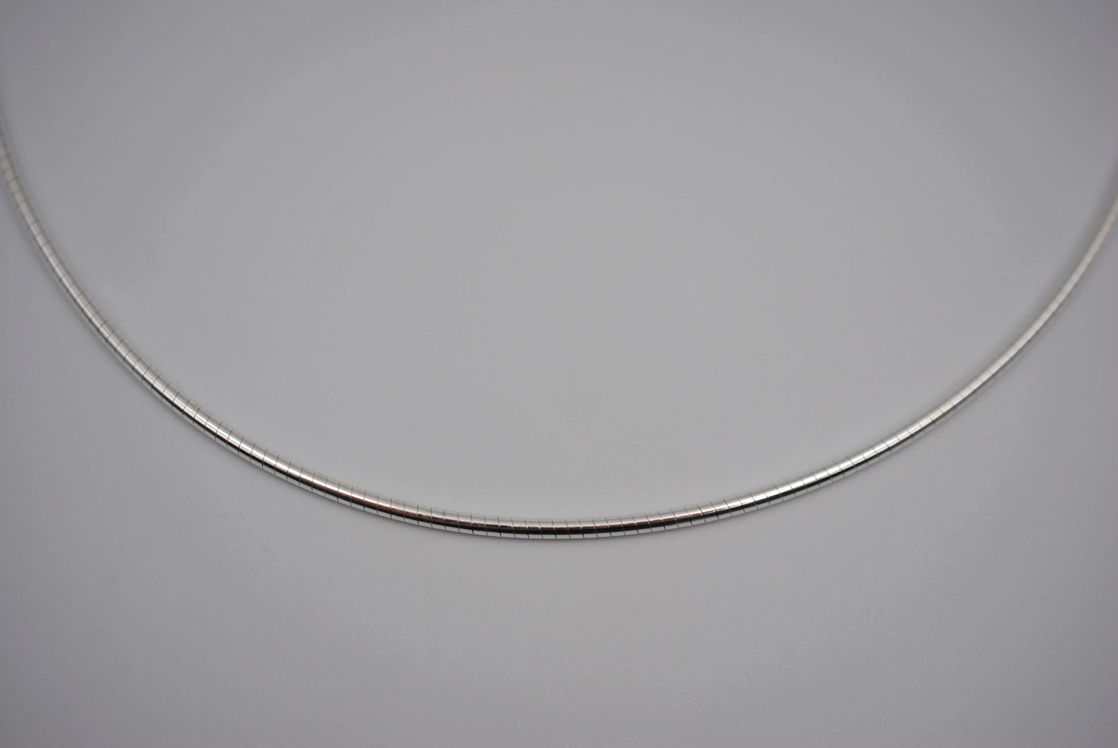 Silver Thick Omega Chain