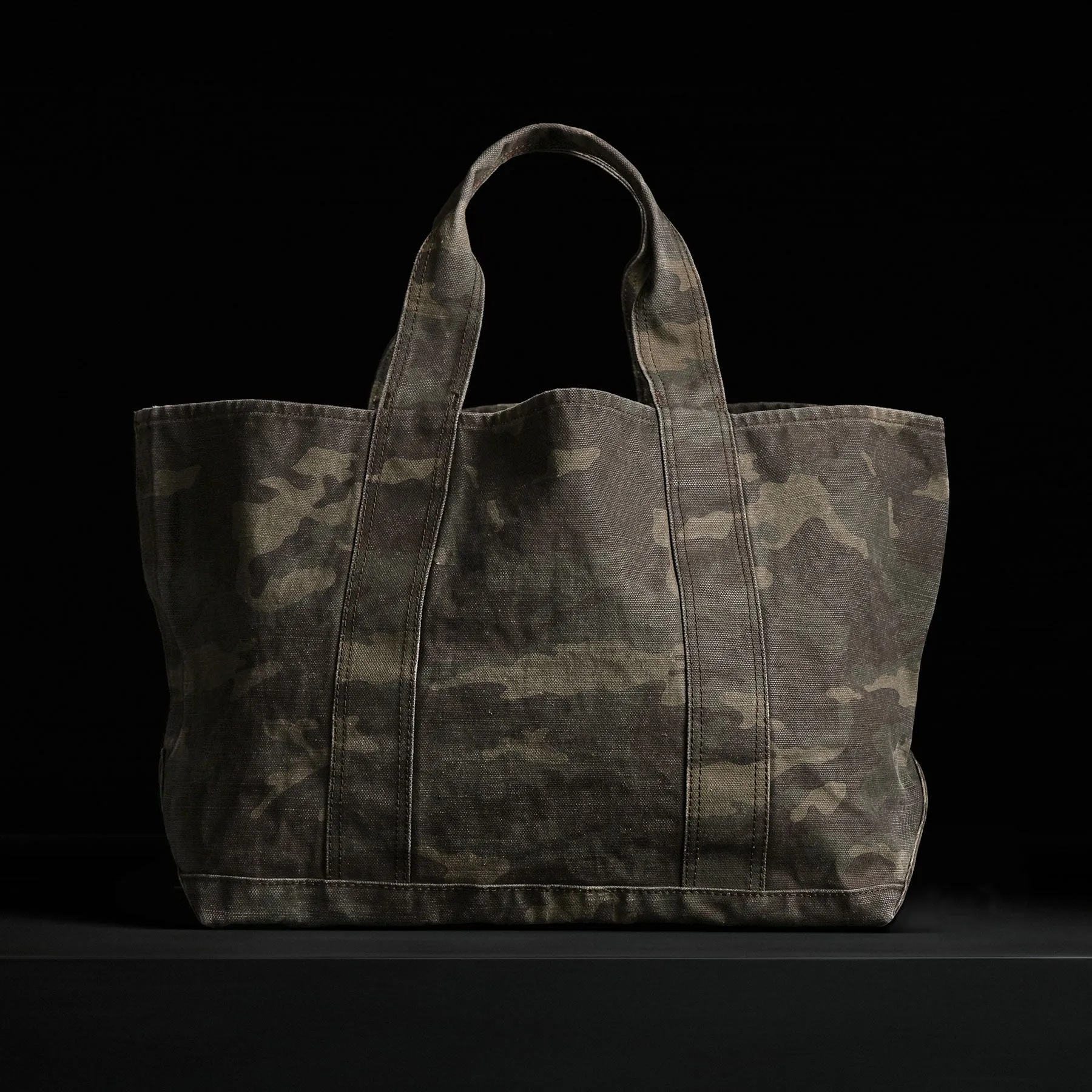 Small Canvas Tote - Terrain Camo