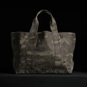 Small Canvas Tote - Terrain Camo