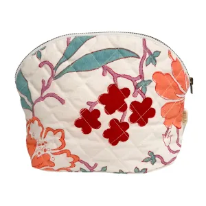 Small Quilted Clamshell Pouch