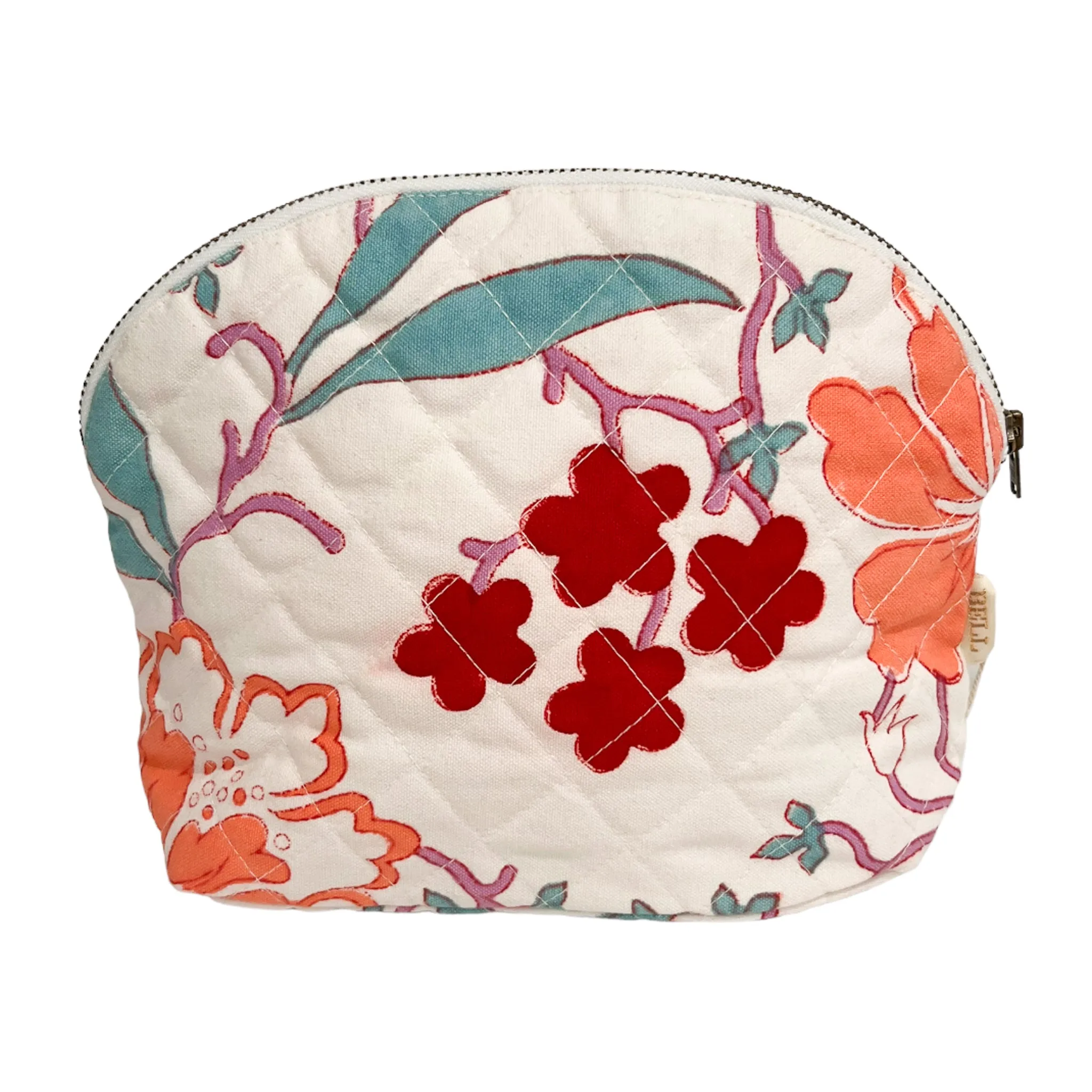 Small Quilted Clamshell Pouch