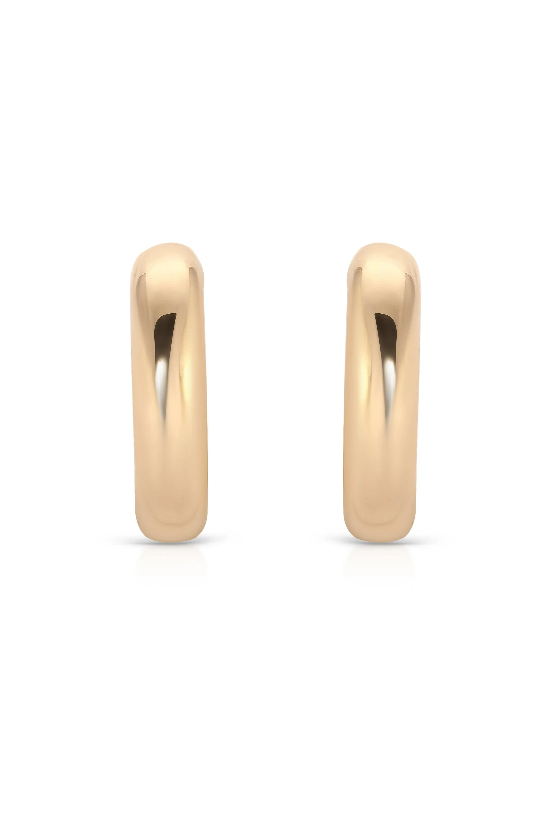 Small Thick Classic Hoops
