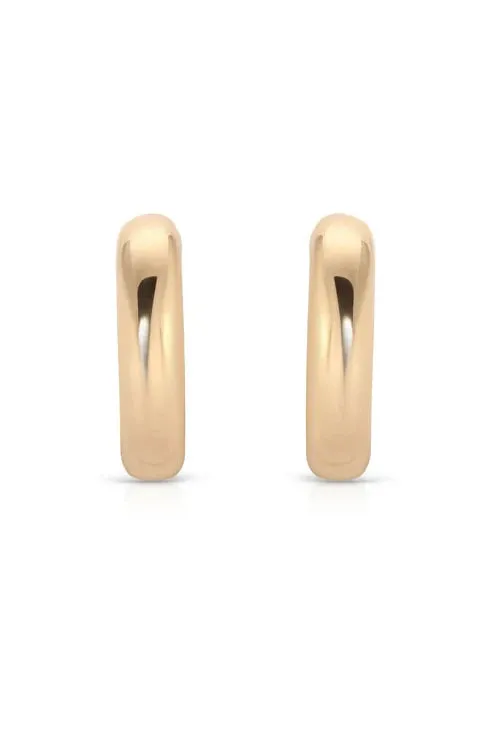 Small Thick Classic Hoops
