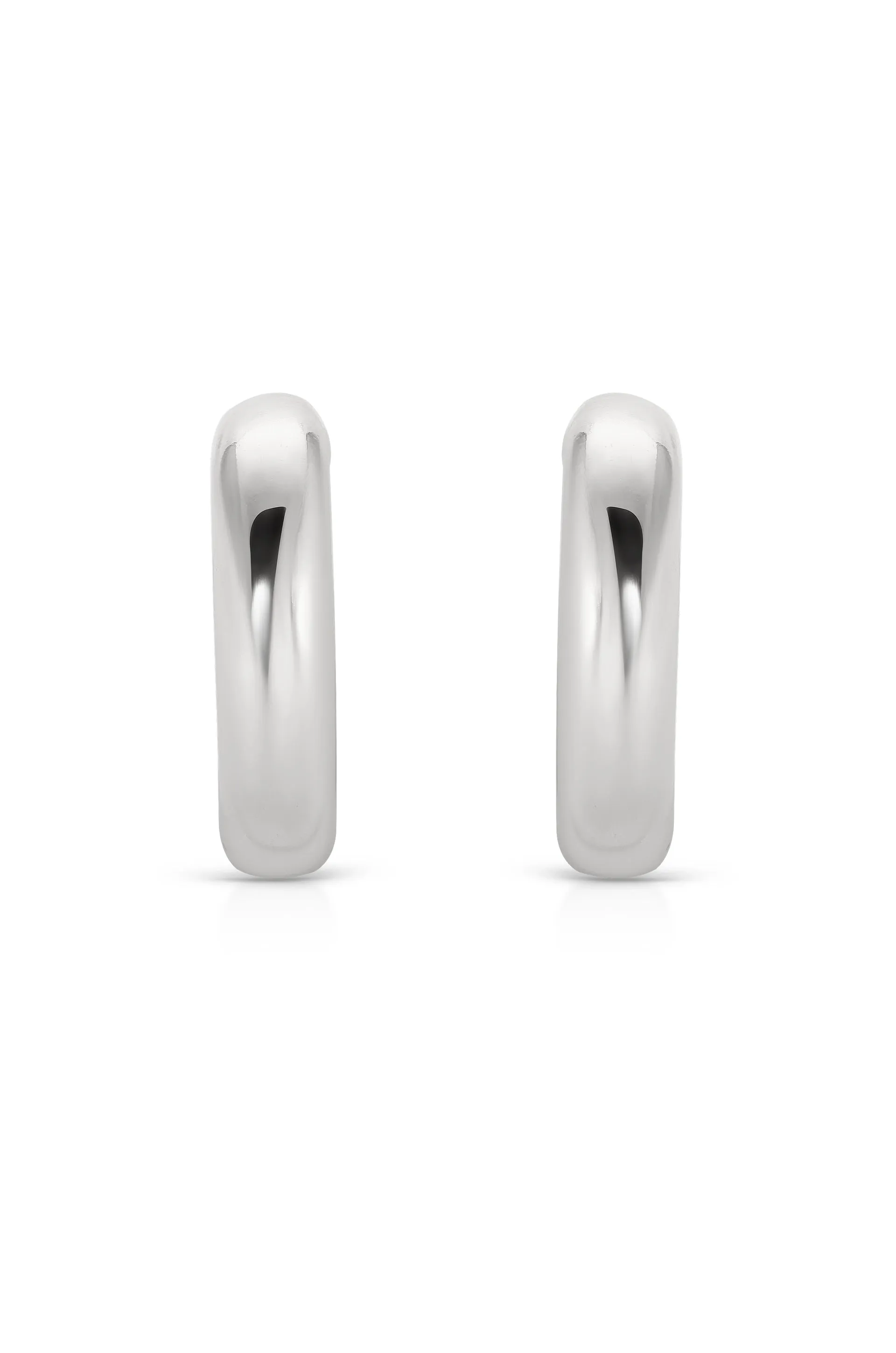 Small Thick Classic Hoops