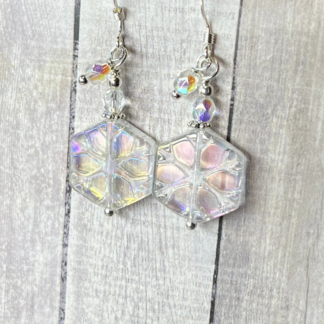 Snowflake Baubles - LAST PAIR!