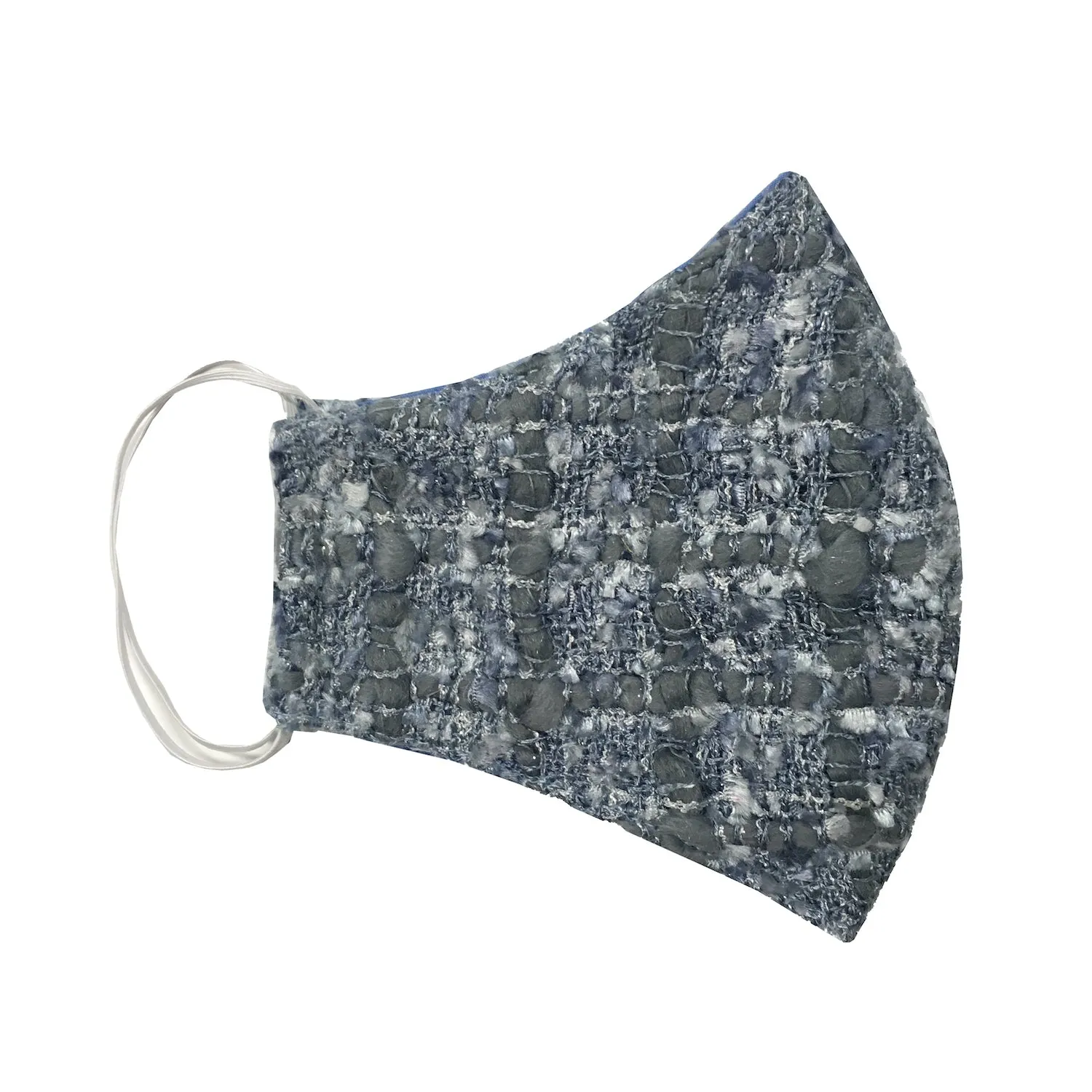SOFT BLUE TWEED MASK