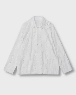 Soft Fringe Oversized Shirt