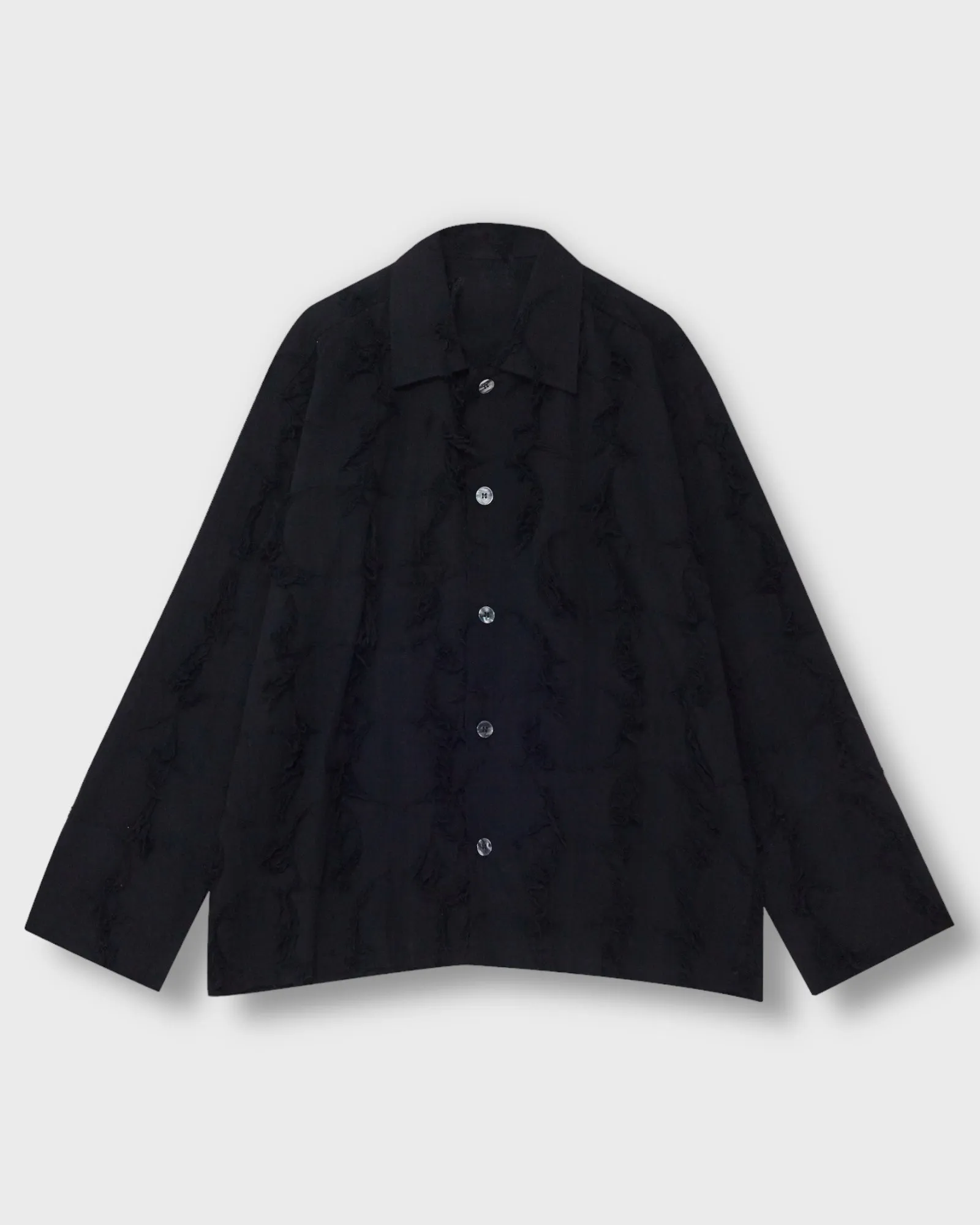 Soft Fringe Oversized Shirt