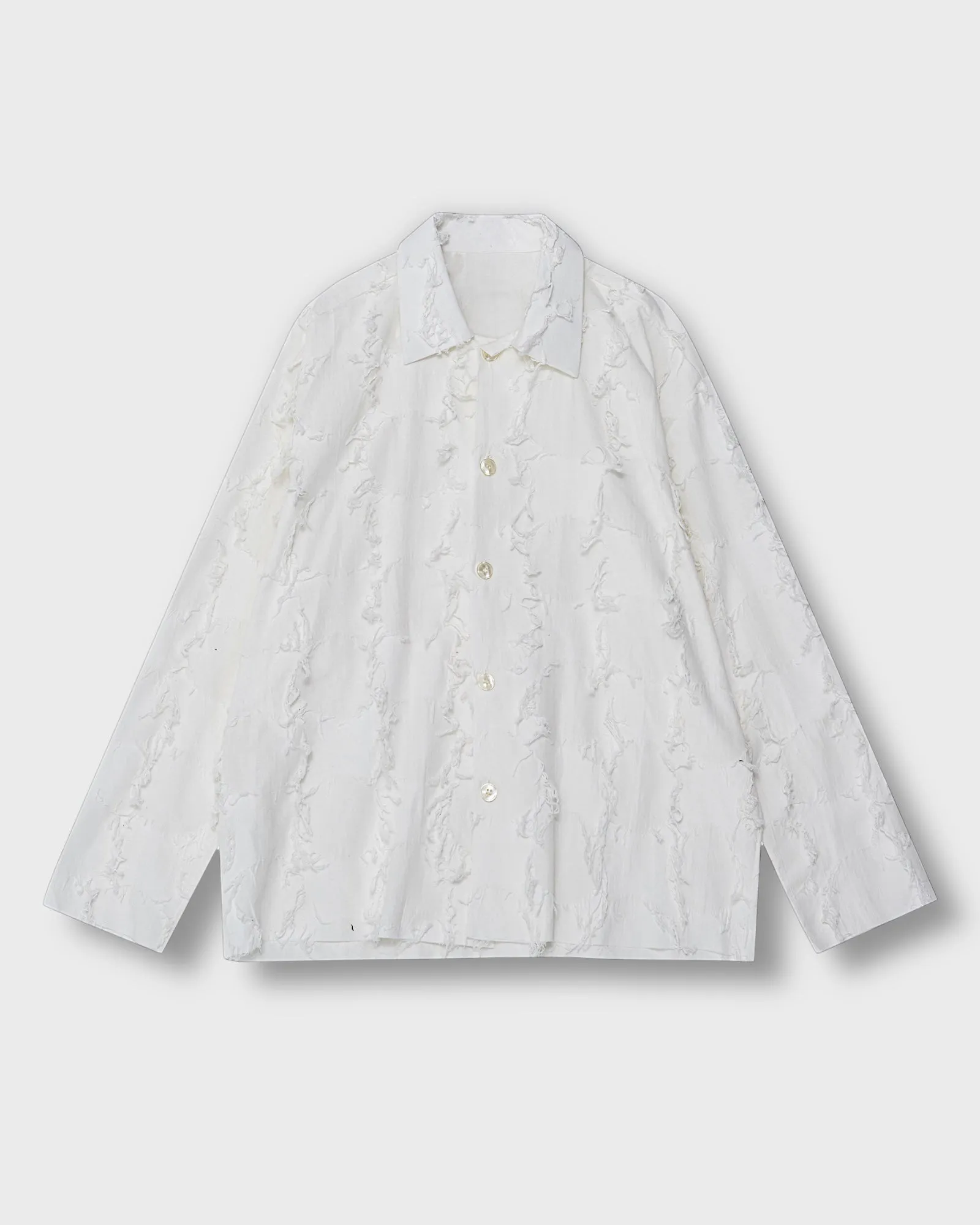 Soft Fringe Oversized Shirt
