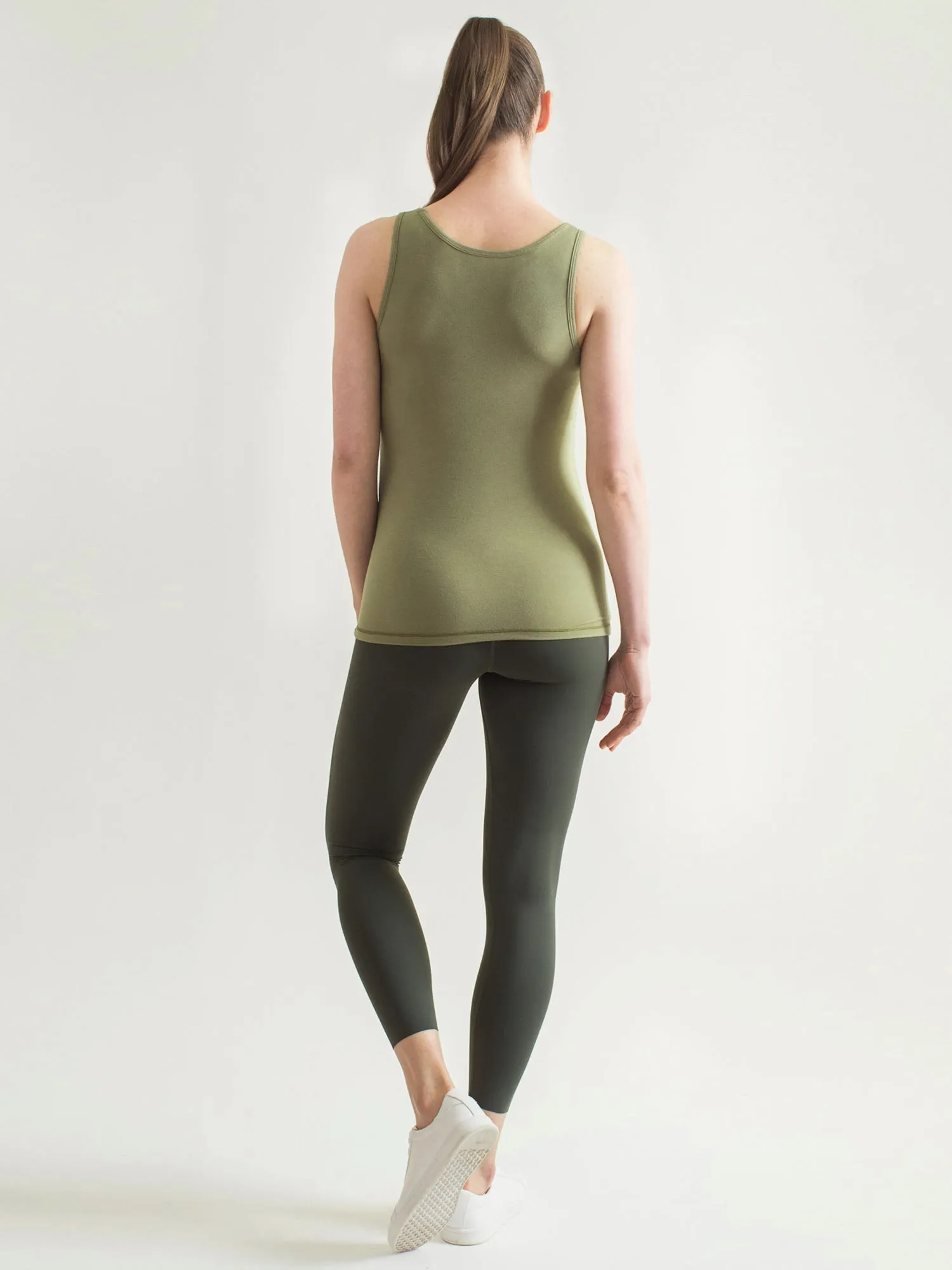SOFT STRETCH MATERNITY TANK, WILLOW