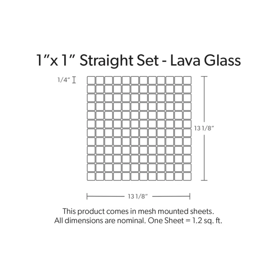 SOLID ASH, LAVA 1x1 STRAIGHT SET