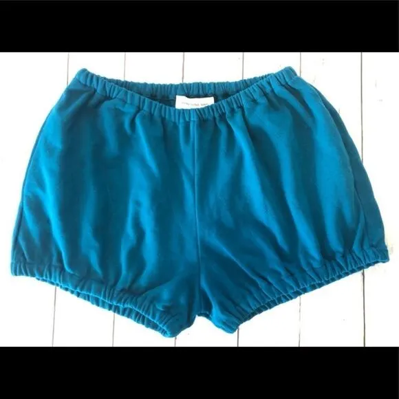Something Navy True Teal Quilted Shorts