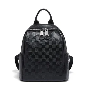 Split Leather Casual Backpack Lady