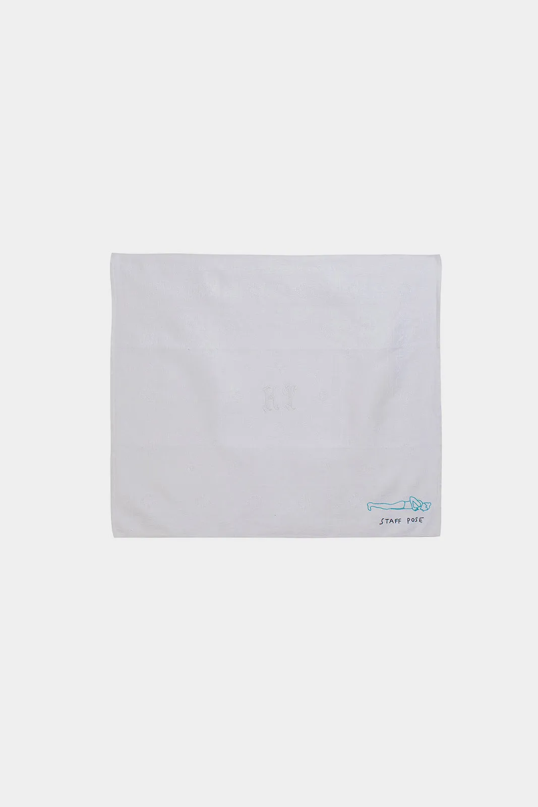 Staff Pose Embroidered Napkin