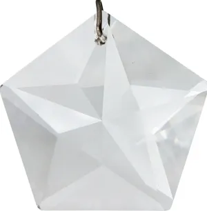 Star Pentagram Crystal Ball (Hanging Window Prism) 30mm