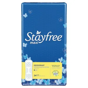 Stayfree Regular Maxi Pads - 24 ct