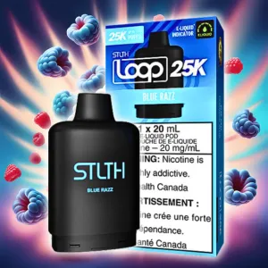 STLTH Loop 25k Pod-Blue Razz