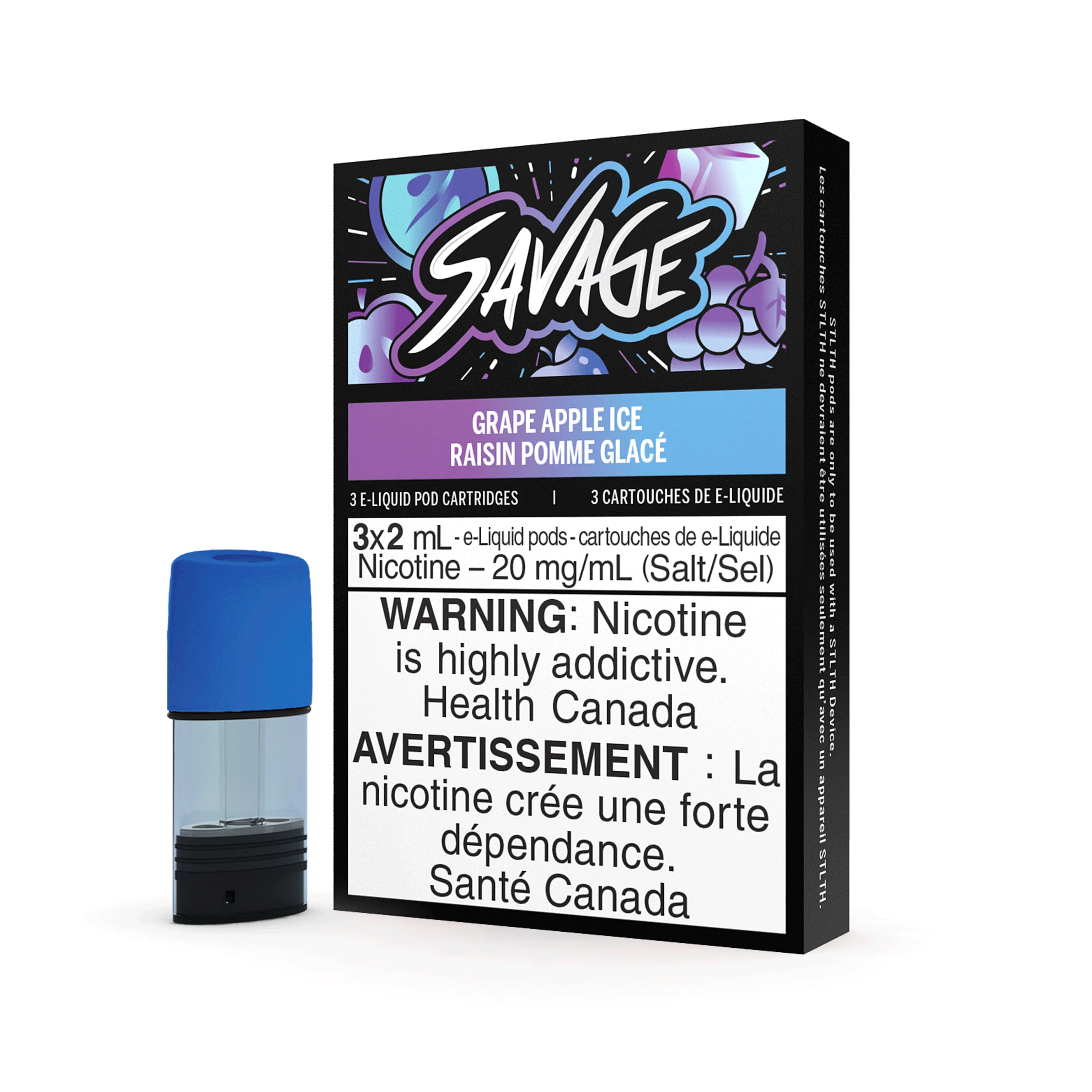 STLTH Savage - Grape Apple Ice Vape Pod