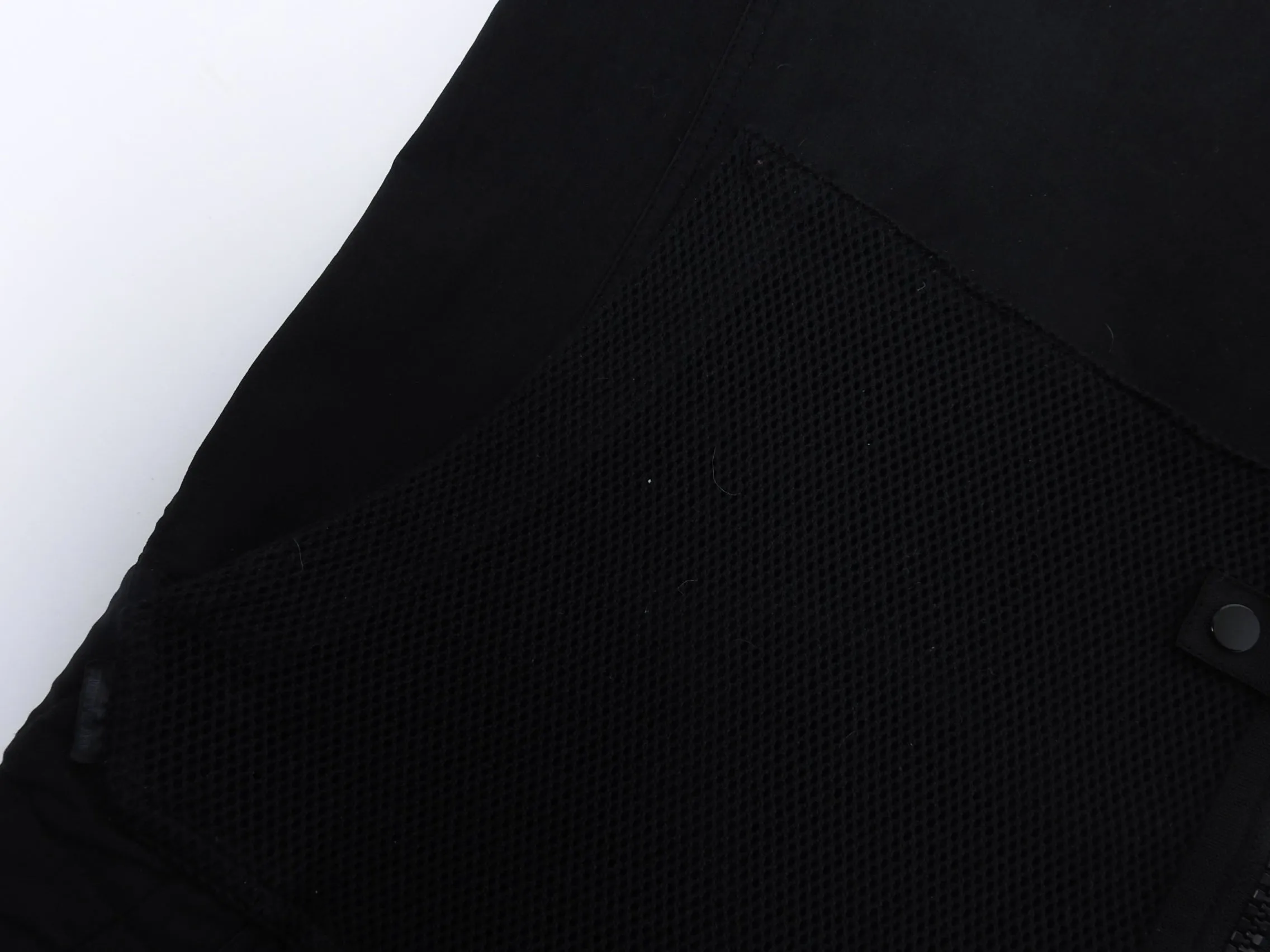 Stone Island Shadow Project Black Mesh Canvas Modular Vest - L