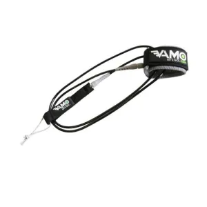 Straight 6' Stubby Surf Leash - Gray