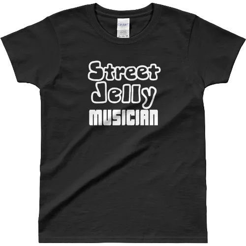 StreetJelly Musician B&W Ultra-Soft Cotton T-Shirt