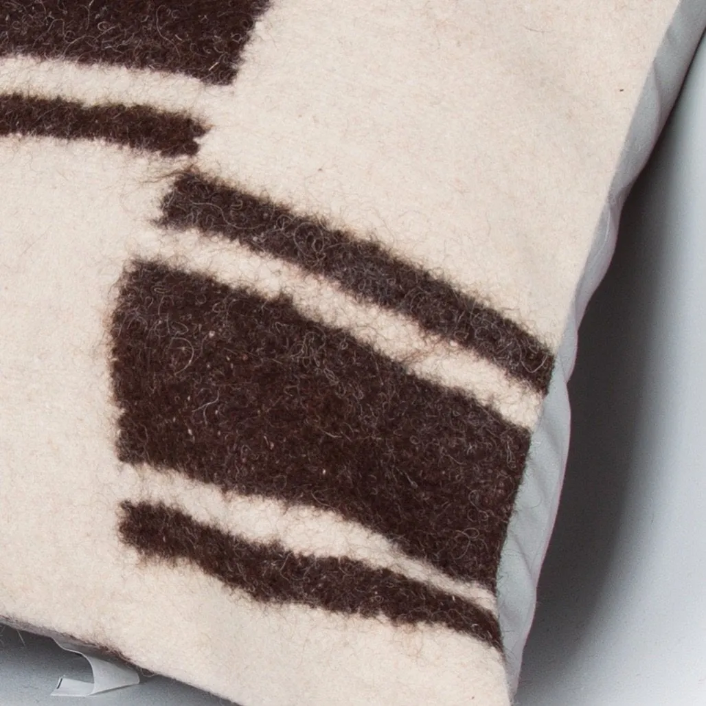 Striped Beige Kilim Pillow Cover 20x20 9384