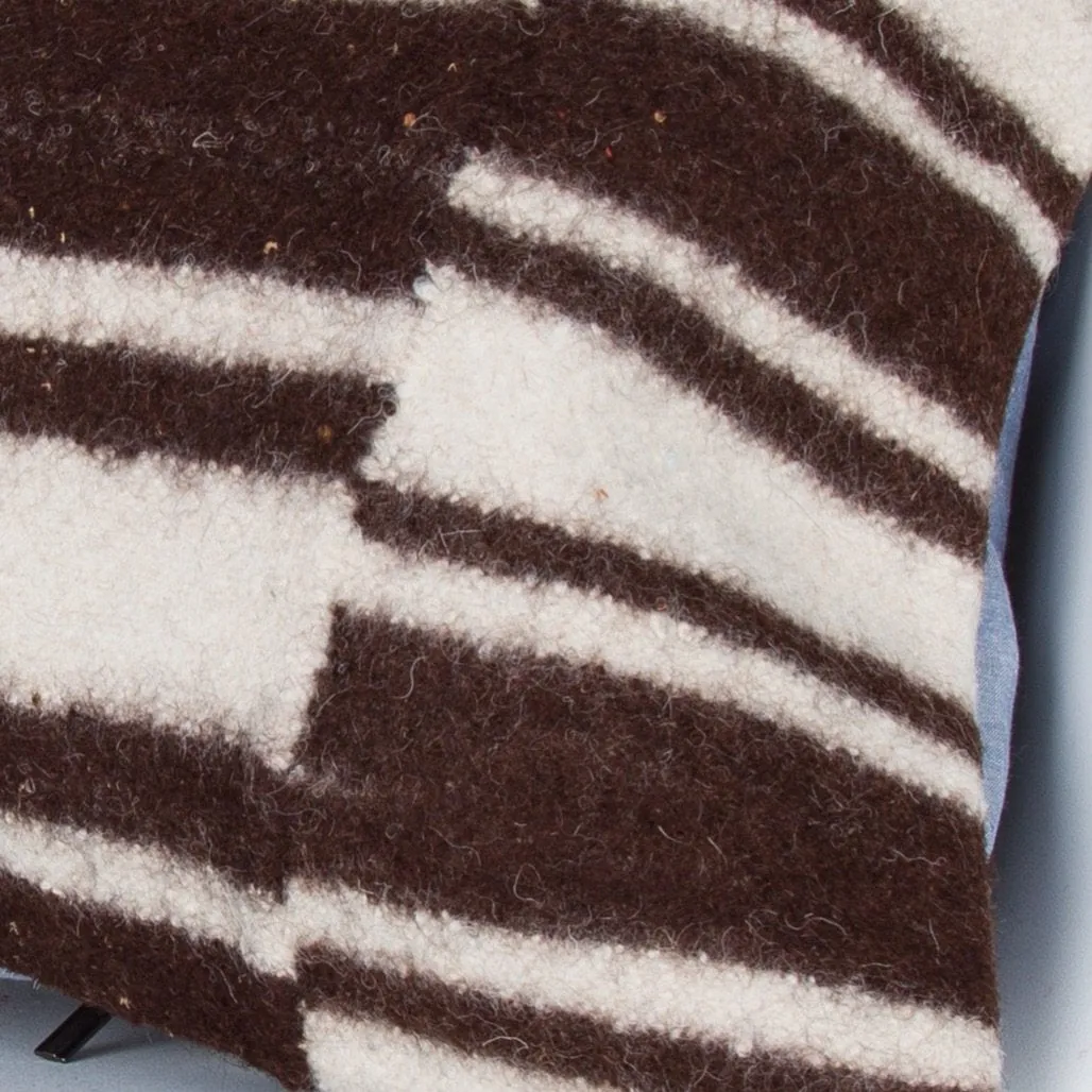 Striped Beige Kilim Pillow Cover 20x20 9396