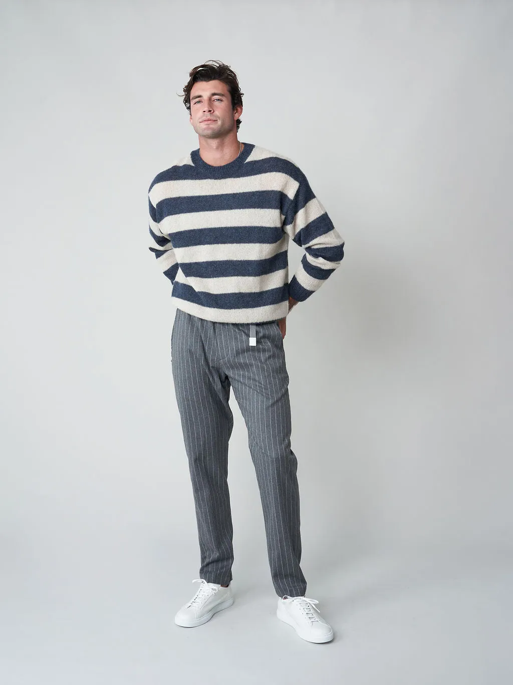 Striped Crewneck