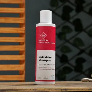 StyleMake Biotin & Caffeine Thickening SLS-Free Shampoo for Men and Women | D-Panthenol & Biotin For Strong & Thick Hair- 200 ml