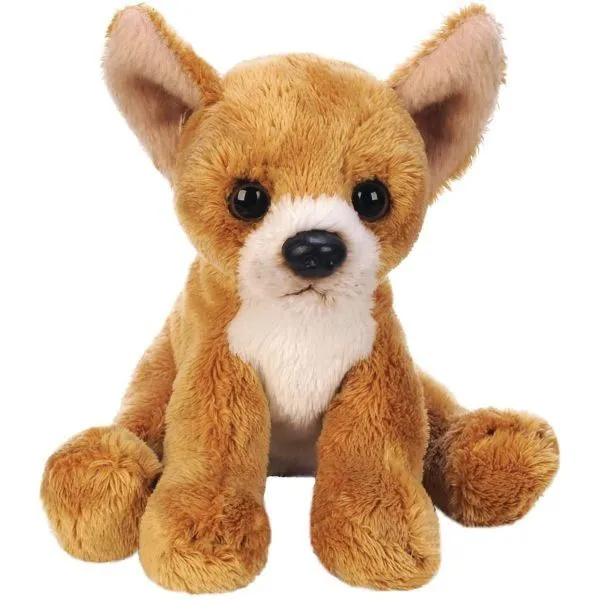 Suki Small Sitting Dog Chihuahua Soft Toy 14cm