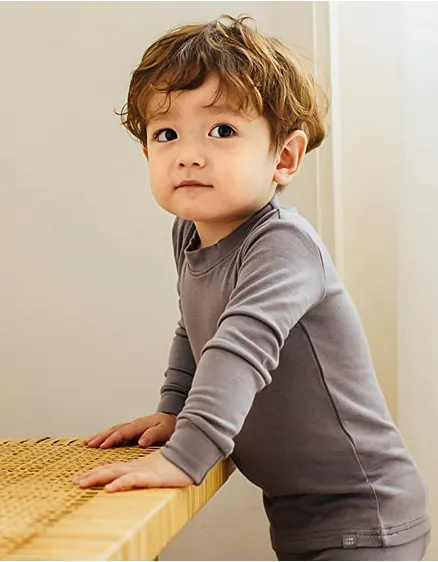Super Luxury Soft Modal Grey Boys & Girls Playwear