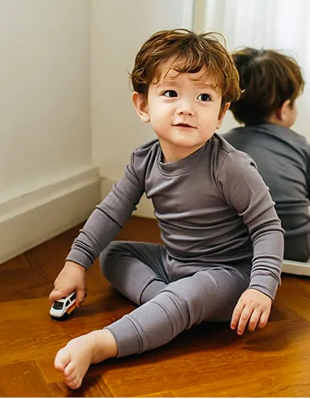Super Luxury Soft Modal Grey Boys & Girls Playwear