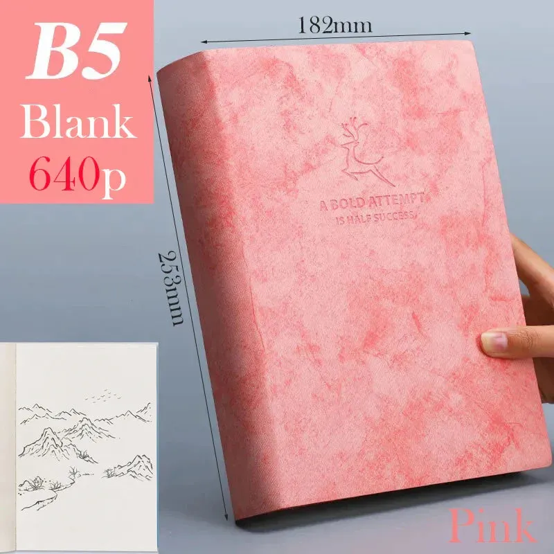Super Thick Leather Sketchbook
