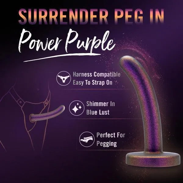 Surrender Slim 4.75 Inch Silicone Beginner & Pegging Dildo