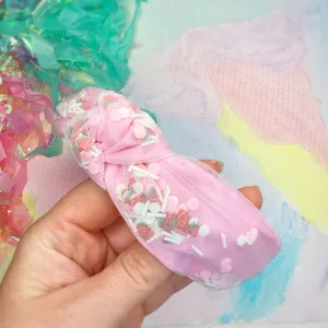 Sweet Strawberry Shaker Headband