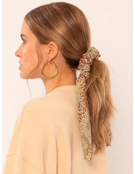 Swept Away Woven Scrunchie Scarf