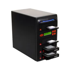 Systor 1 to 3 SATA 300MB/S HDD SSD Duplicator/Sanitizer - 3.5" & 2.5" Hard Disk Drive / Solid State Drive Dual Port Hot Swap (SYS303DP)